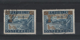 Österreich Michel Kat.Nr. Plattenfehler / Plate Flaw Gest 983 II - Errors & Oddities