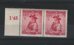 Österreich Michel Kat.Nr. Plattenfehler / Plate Flaw  Falz/* 915 II - Errores & Curiosidades