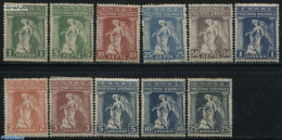 Greece 1917 Definitives 11v, Unused (hinged) - Unused Stamps