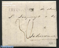 Netherlands 1829 Letter From Leeuwarden To Schiedam, Postal History - ...-1852 Precursores