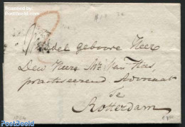 Netherlands 1804 Letter From S-Gravenhage To Rotterdam, Postal History - ...-1852 Precursores