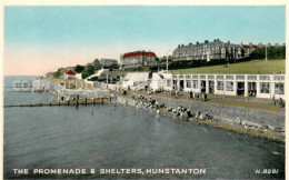73690024 Hunstanton Promenade And Shelters Valentine's Postcard  - Sonstige & Ohne Zuordnung