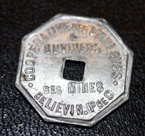 Jeton De Nécessité De Pain "Boulangerie 1922 Coopérative Des Employés & Ouvriers Des Mines De Liévin" Mining Token - Notgeld