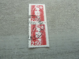 Marianne De Briat - 2f.50 - Yt 2715 - Rouge - Double Oblitérés - Année 1991 - - 1989-1996 Marianna Del Bicentenario