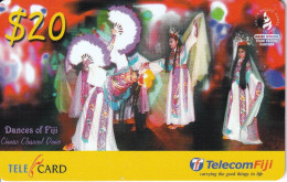 TARJETA DE LAS FIJI DE DANCES OF FIJI - Fidji