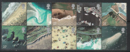 GRANDE BRETAGNE - N°2313/22 ** (2002) Littoral Britannique - Unused Stamps