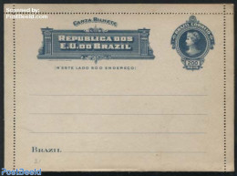 Brazil 1907 Letter Card 200R, NESTE, Unused Postal Stationary - Cartas & Documentos