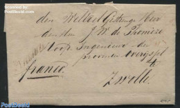 Netherlands 1840 Folding Letter From Markelo To Zwolle, Postal History - ...-1852 Voorlopers