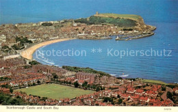 73682896 Scarborough UK Castle And South Bay Aerial View Scarborough UK - Andere & Zonder Classificatie