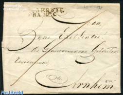 Netherlands 1827 Folding Cover To Arnhem, Postal History - ...-1852 Voorlopers