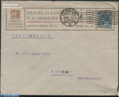 Netherlands 1899 A Cover From Utrecht To Weimar,Germany, With Nvhp No. 63, Postal History, History - Kings & Queens (R.. - Covers & Documents