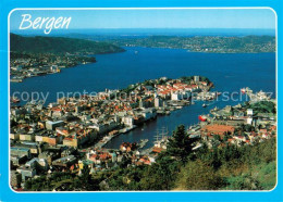 73682165 Bergen Norwegen Fliegeraufnahme Bergen Norwegen - Noruega