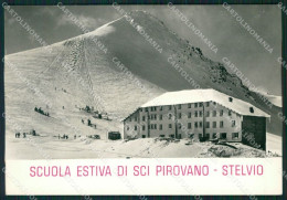 Sondrio Passo Dello Stelvio Pirovano Sci FG Foto Cartolina KVM1396 - Sondrio