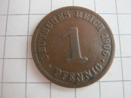 Germany 1 Pfennig 1906 A - 1 Pfennig