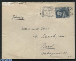 Netherlands 1940 Cover From Arnhem To Basel, Postal History, History - Kings & Queens (Royalty) - Covers & Documents