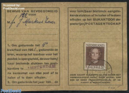 Netherlands 1949 Face Of Queen Juliana. Postal To Amsterdam, Postal History, History - Kings & Queens (Royalty) - Brieven En Documenten