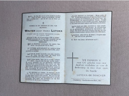 LUYCKX Wouter Jozef Maria °MOL 1938 +MOL 1959 - DE DONCKER - Student Aan De Hogere Technische School ST. Lieven GENT - Décès