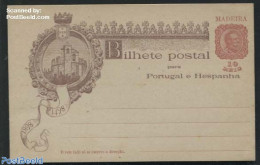 Madeira 1898 Illustrated Postcard, Unused Postal Stationary - Madeira