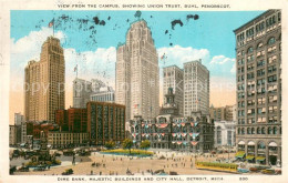 73681505 Detroit_Michigan Dime Bank Majestic Buildings And City Hall - Autres & Non Classés