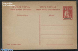 Mozambique 1914 Reply Paid Postcard 2/2c, Unused Postal Stationary - Mosambik