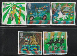 GRANDE BRETAGNE - N°2323/7 ** (2002) Europa : Le Cirque - Unused Stamps