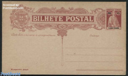 Cape Verde 1926 Reply Paid Postcard 60/60c, Unused Postal Stationary - Cape Verde