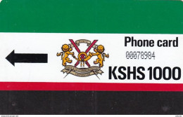 KENYA - K.P.T.C. Logo 1000 Units(notched), Used - Kenia