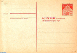 Germany, Berlin 1966 Reply Paid Postcard 30/30pf, Unused Postal Stationary - Cartas & Documentos