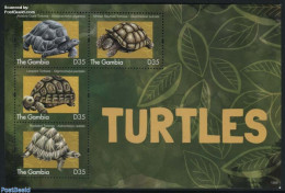 Gambia 2013 Turtles 4v M/s, Mint NH - Gambie (...-1964)