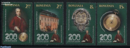 Romania 2017 Brukenthal Museum 4v, Mint NH, History - Coat Of Arms - Art - Clocks - Museums - Paintings - Unused Stamps