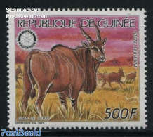 Guinea, Republic 1987 500F, Stamp Out Of Set, Mint NH, Nature - Various - Animals (others & Mixed) - Rotary - Rotary, Club Leones