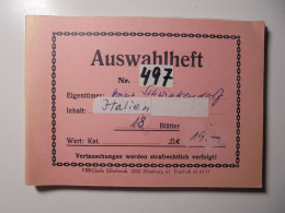 Auswahlheft Nr. 497 18 Blätter 109 Briefmarken Xx Italien 1941-1979/Mi Nr. 623-1650, Unvollständig Einsc - Collections