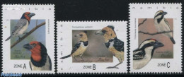 Namibia 2017 Barbets 3v, Mint NH, Nature - Birds - Namibië (1990- ...)