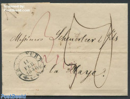 Netherlands 1848 Folding Cover From Frankfurt To The Hague, Postal History - ...-1852 Prephilately