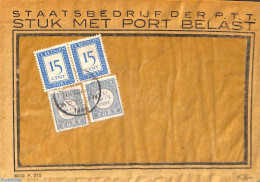 Netherlands 1948 Envelope From Holland, Postage Due 2x15c, 2x2.5c, Postal History - Covers & Documents