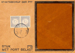 Netherlands 1941 Postage Due Envelope, 2x2.5c, Postal History - Cartas & Documentos