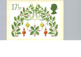 17p, Christmas, Designed By Jeffery Matthews, 19 November 1980 - Sellos (representaciones)