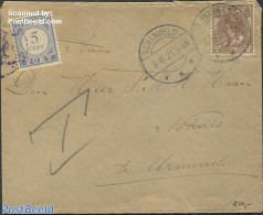 Netherlands 1921 Postage Due 5 Cent, Postal History - Covers & Documents