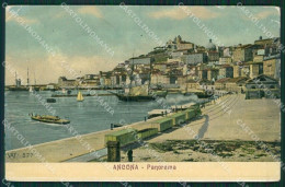 Ancona Città Alterocca 577 PIEGHINE Cartolina KV1631 - Ancona