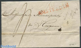 Netherlands 1812 Folding Cover From Amsterdam, Postal History - ...-1852 Voorlopers