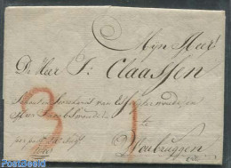 Netherlands 1808 Folding Letter From The Hague To Woudbruggen, Postal History - ...-1852 Voorlopers