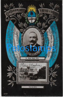 227542 ARGENTINA CENTENARY CENTENARIO PATROTIC HERALDRY PROCER DR ROQUE S. PEÑA BS AS PLAZA SAN MARTIN POSTCARD - Argentine