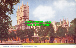 R479689 London. Westminster Abbey From Dean Yard. Photochrom - Autres & Non Classés