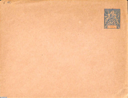 Ivory Coast 1901 Envelope 25c, 146x112mm, Unused Postal Stationary - Lettres & Documents