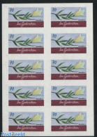 Germany, Federal Republic 2017 Mourning Stamp S-a Booklet, Mint NH, Nature - Various - Flowers & Plants - Greetings & .. - Nuevos