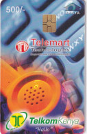 KENYA - Telemart Technologies, Telecom Kenya Telecard 500/-, Exp.date 31/12/00, Used - Kenia