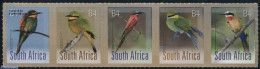 South Africa 2017 Bee-eaters 5v S-a, Mint NH, Nature - Birds - Ongebruikt