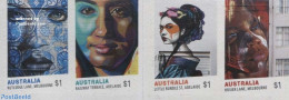 Australia 2017 Street Art 4v S-a, Mint NH, Art - Paintings - Ungebraucht