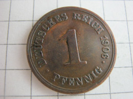 Germany 1 Pfennig 1906 E - 1 Pfennig