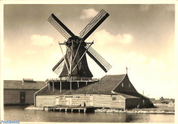Netherlands 1946 Postcard 5c On 7,5c, Molenreeks Nr. 13, Het Kalf, Unused Postal Stationary, Mills (Wind & Water) - Covers & Documents